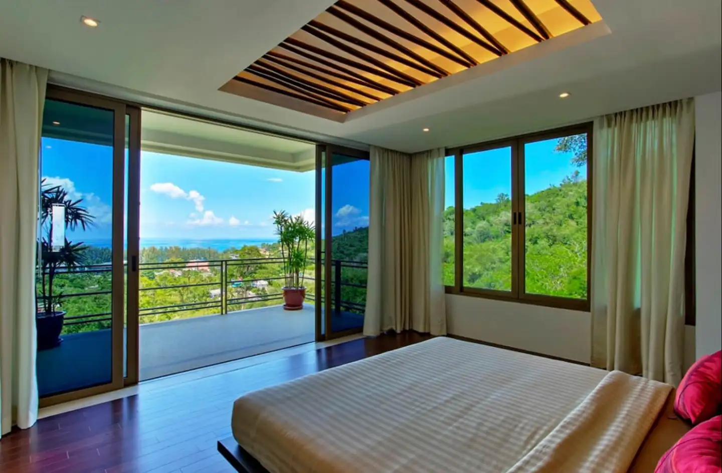 Exterior view of 4-Bedroom Vista del Mar Phuket Sea View Villa for Sale