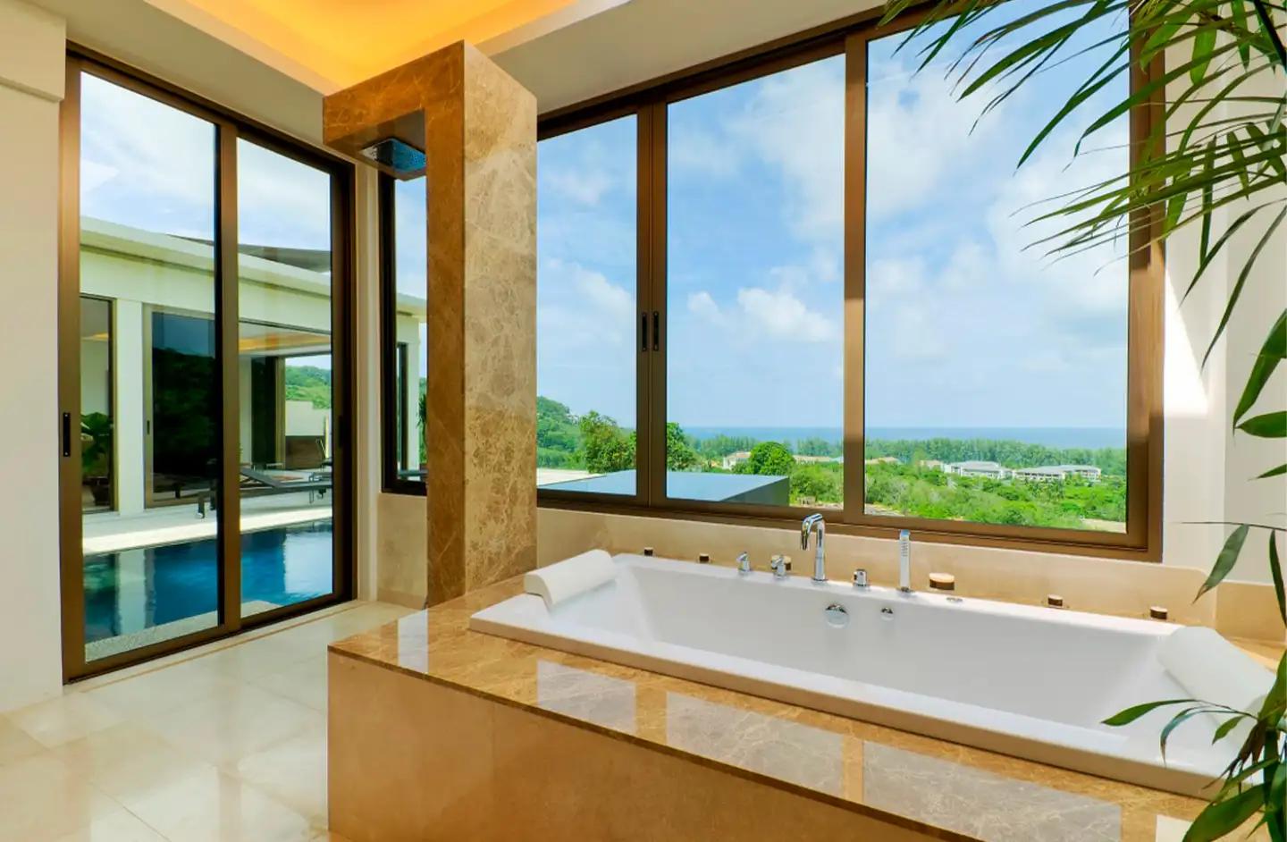 Interior view of Vista del Mar - 4 Bedroom Sea View Phuket Villa for Sale