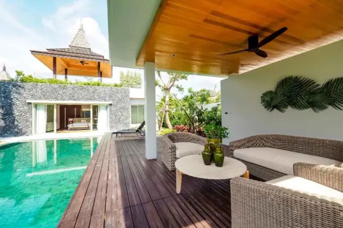 Interior view of 4 Bedroom Botanica Lakeside Villa for Sale in Layan, Phuket