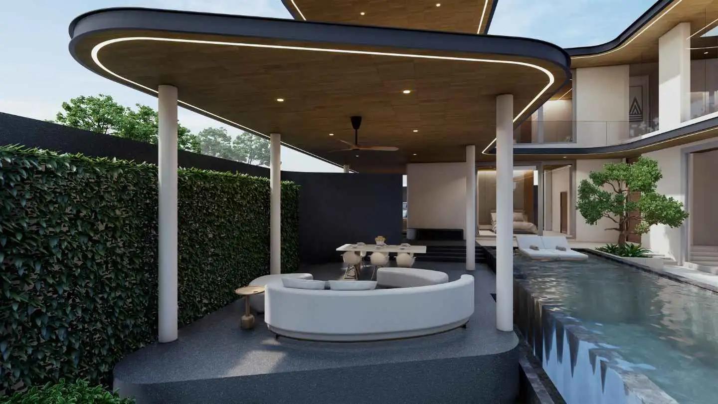 Interior view of Private 5-Bedroom Pool Villa for Sale in Nature's Rest - Cherngtalay, Phuket