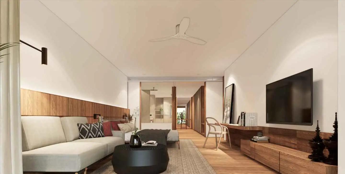Interior view of Kiara Reserve - 3 Bedroom Apartment