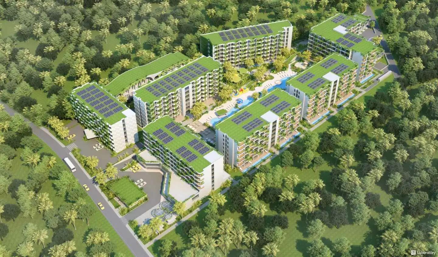 Exterior view of Layan Green Park - 2 Bedroom Duplex