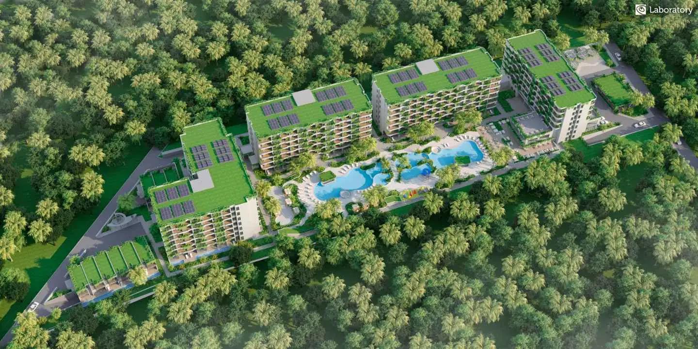 Exterior view of Layan Green Park - 2 Bedroom Duplex