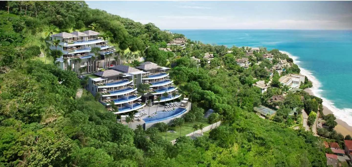 Exterior view of Luxury 2 Bed Sea View Private Pool Condo for Sale in Andamaya Surin