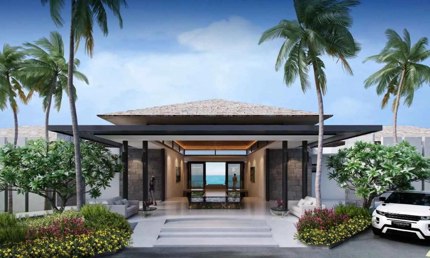 Exterior view of Luxury 2 Bed Sea View Private Pool Condo for Sale in Andamaya Surin