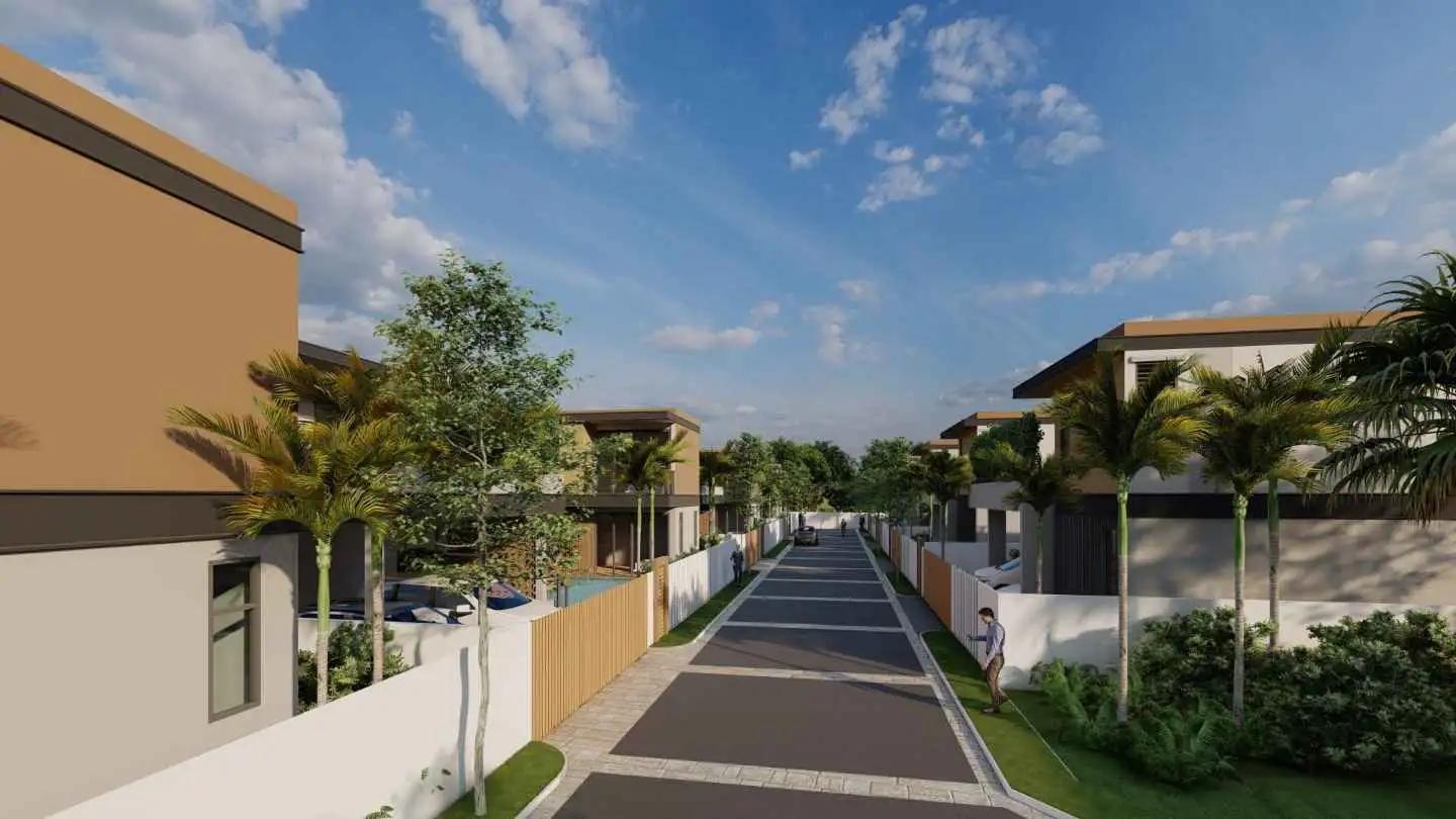 Interior view of Larger 3-Bed Pool Villa for Sale in Le Villas & Residence Lake in Layan