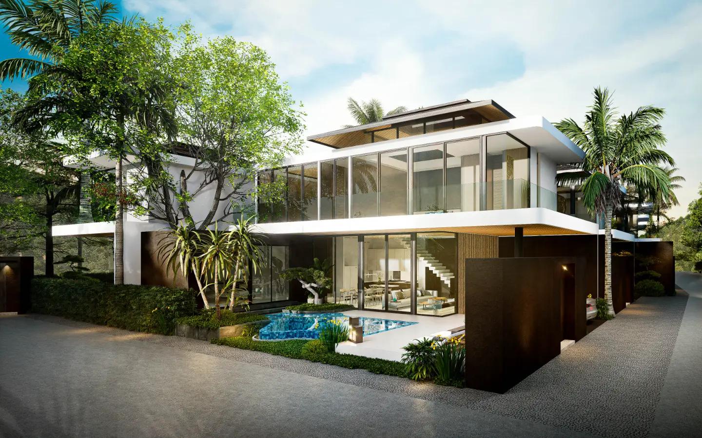 Interior view of Aileen Villas Layan - 3 Bedroom - Type A