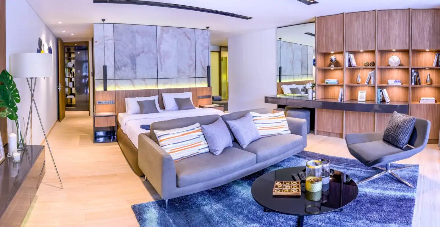 Interior view of Bright Condo - 2 Bedroom Duplex Penthouse