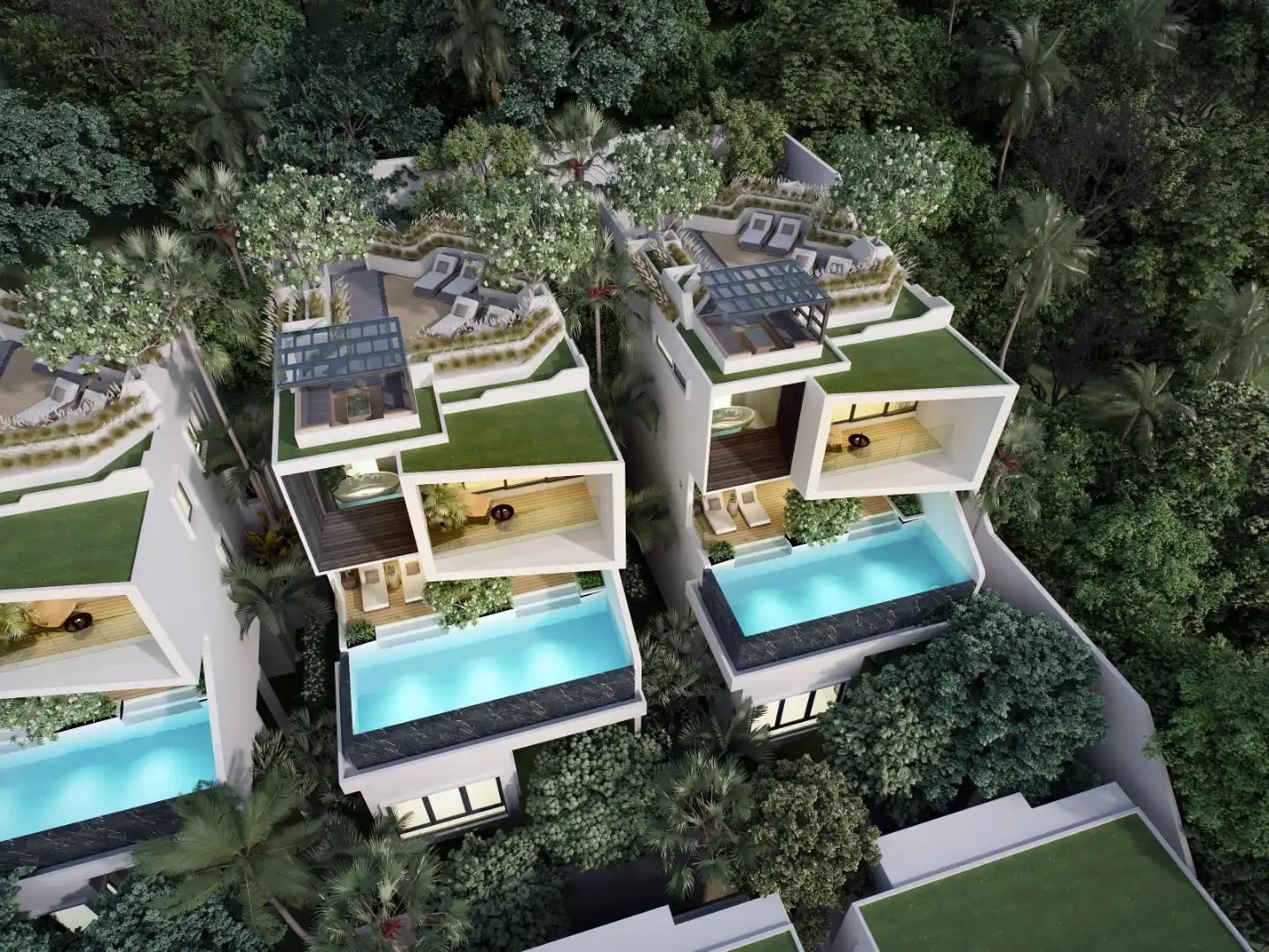 Interior view of Maison Sky Villa