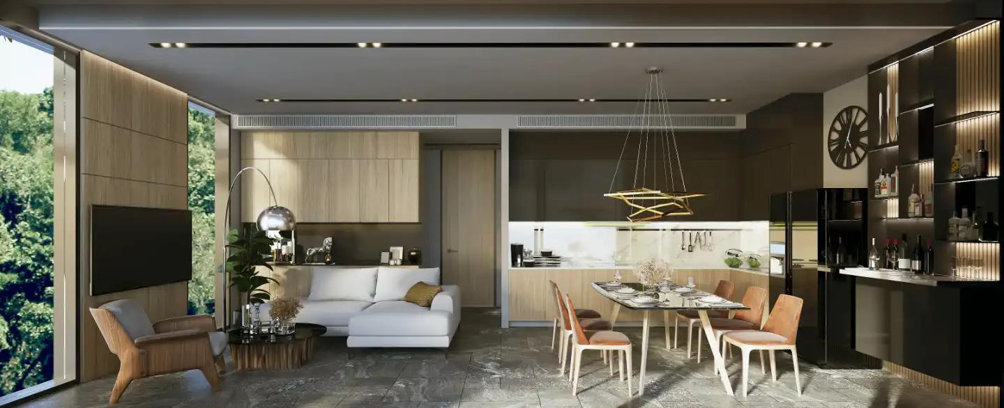 Interior view of Maison Sky Villa