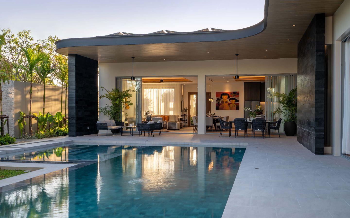 Interior view of 4 Bedroom Pool Villa for Sale in Alinda Villas, Thalang - Near Beach & Schools