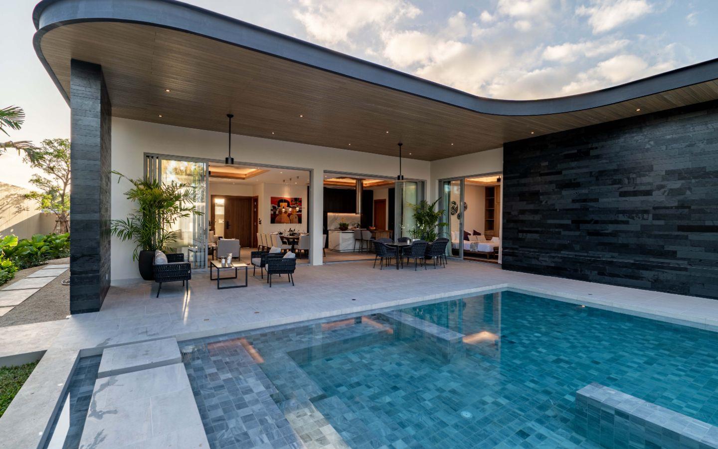 Interior view of 4 Bedroom Pool Villa for Sale in Alinda Villas, Thalang - Near Beach & Schools