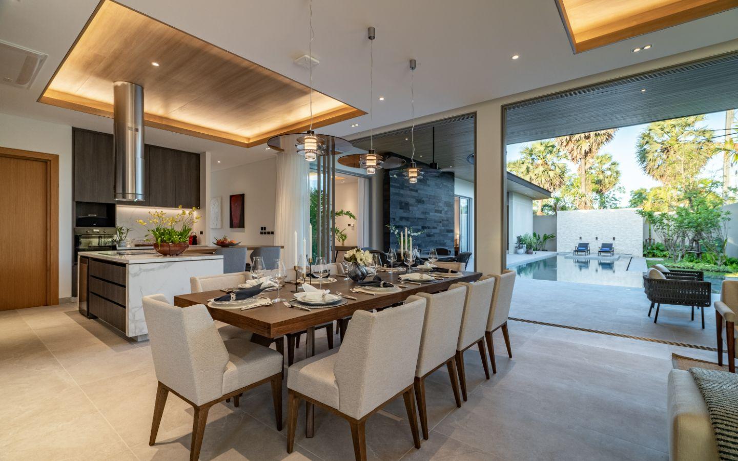Interior view of 4 Bedroom Pool Villa for Sale in Alinda Villas, Thalang - Near Beach & Schools