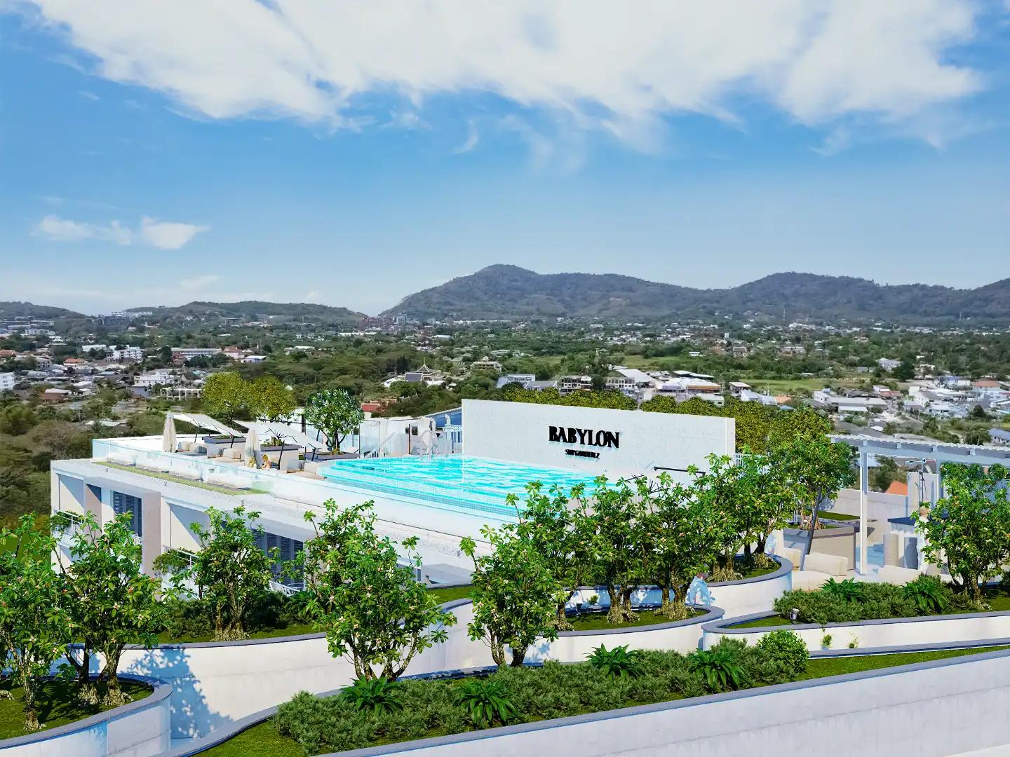 Interior view of 2 Bedroom Condo with Private Swimming Pool at Babylon Sky Garden II - Type D