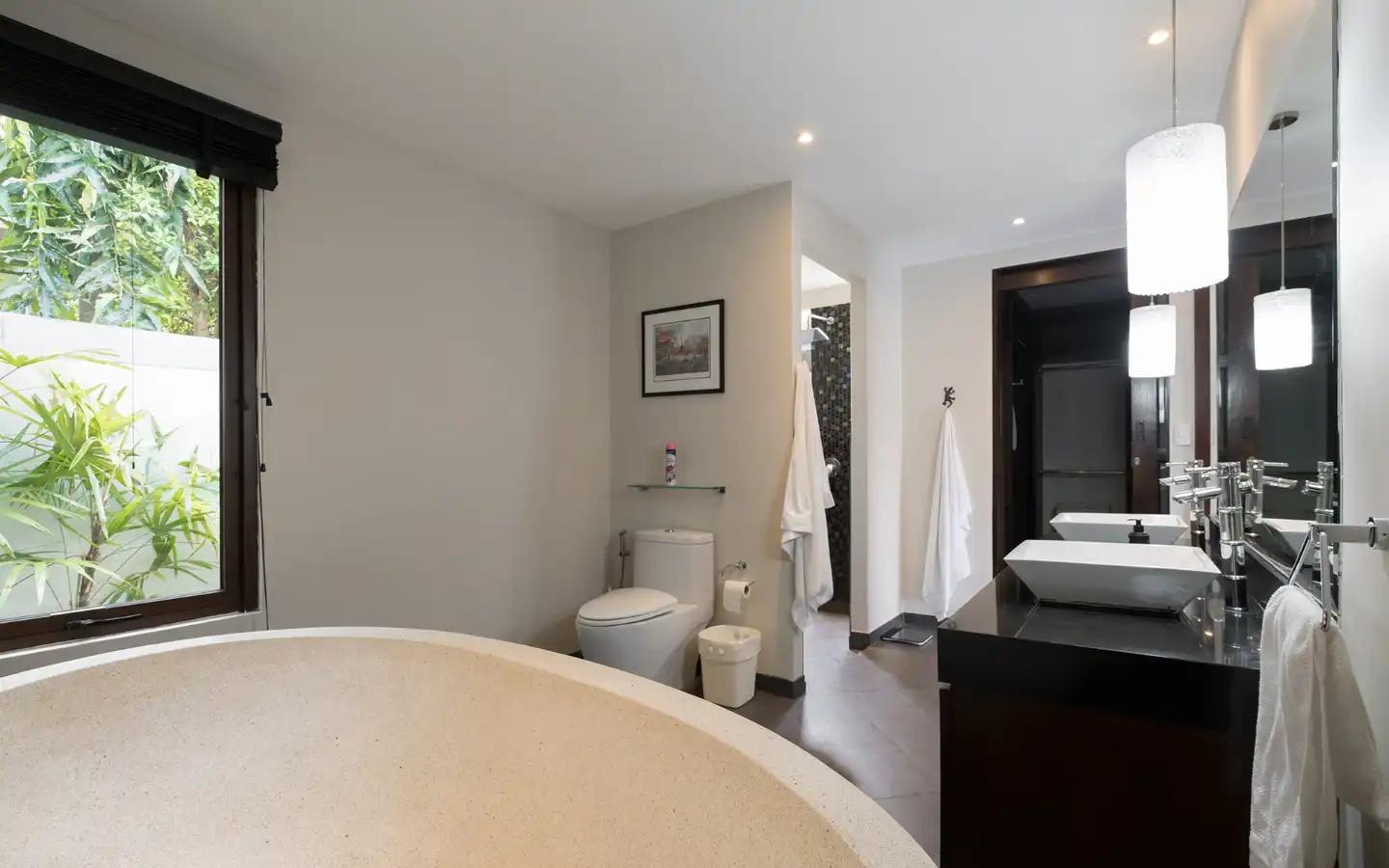 Interior view of Suksan Pool Villa - Modern 3 Bedroom Thai-Balinese Pool Villa for Sale in Rawai