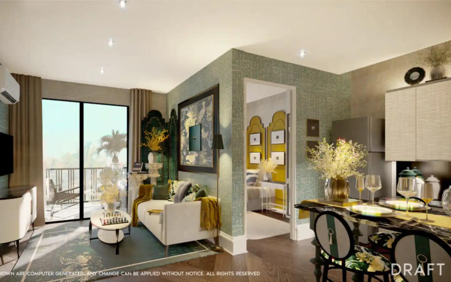 Interior view of The Title Heritage Bangtao - 1 Bedroom Type 1