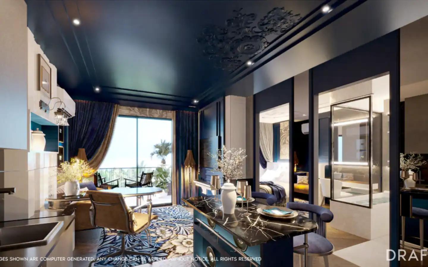 Interior view of The Title Heritage Bangtao - 1 Bedroom Type 1