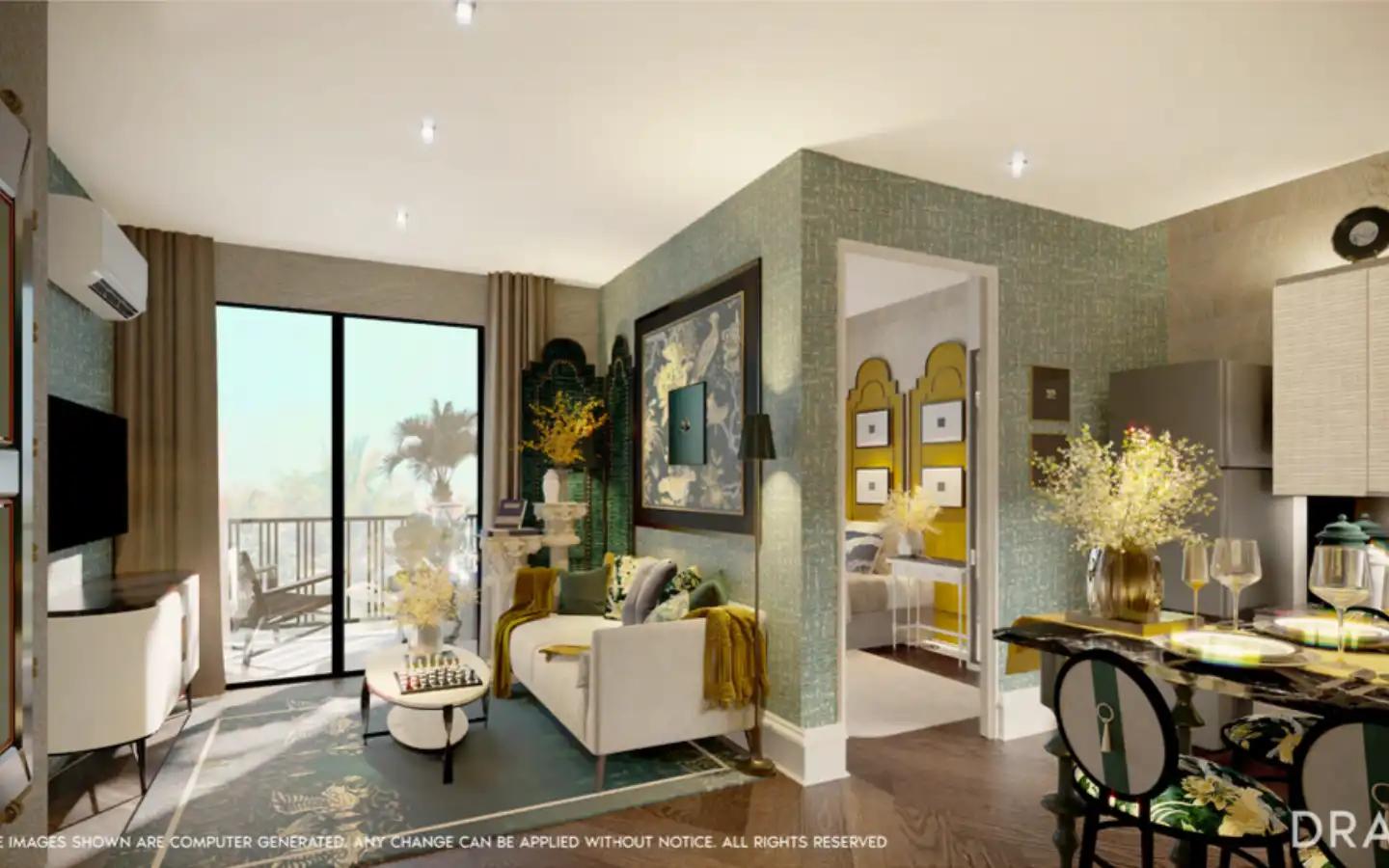 Interior view of The Title Heritage Bangtao - 1 Bedroom Type 2