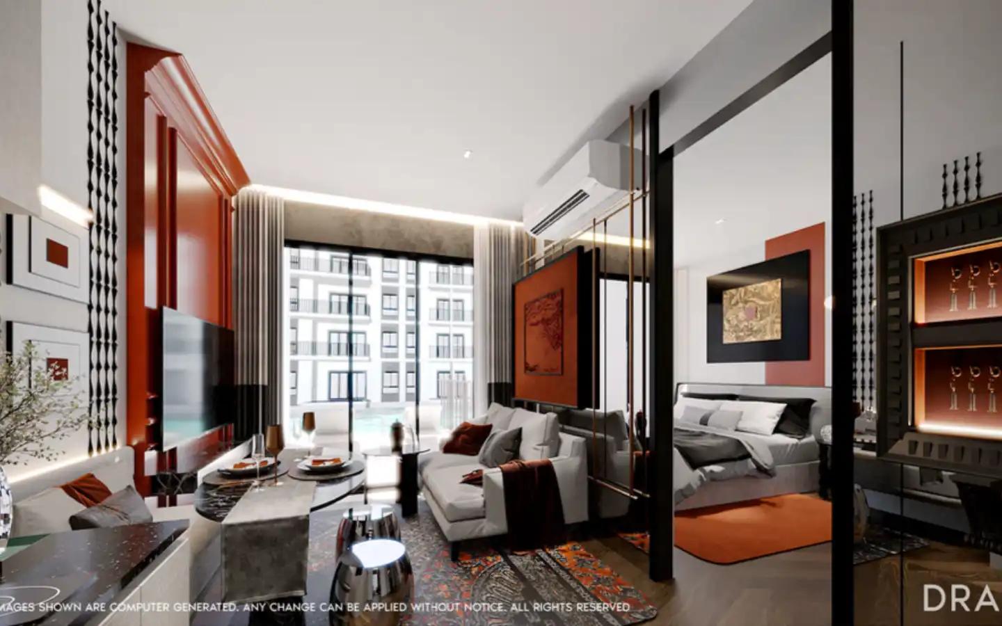 Interior view of The Title Heritage Bangtao - 3 Bedroom Ultra