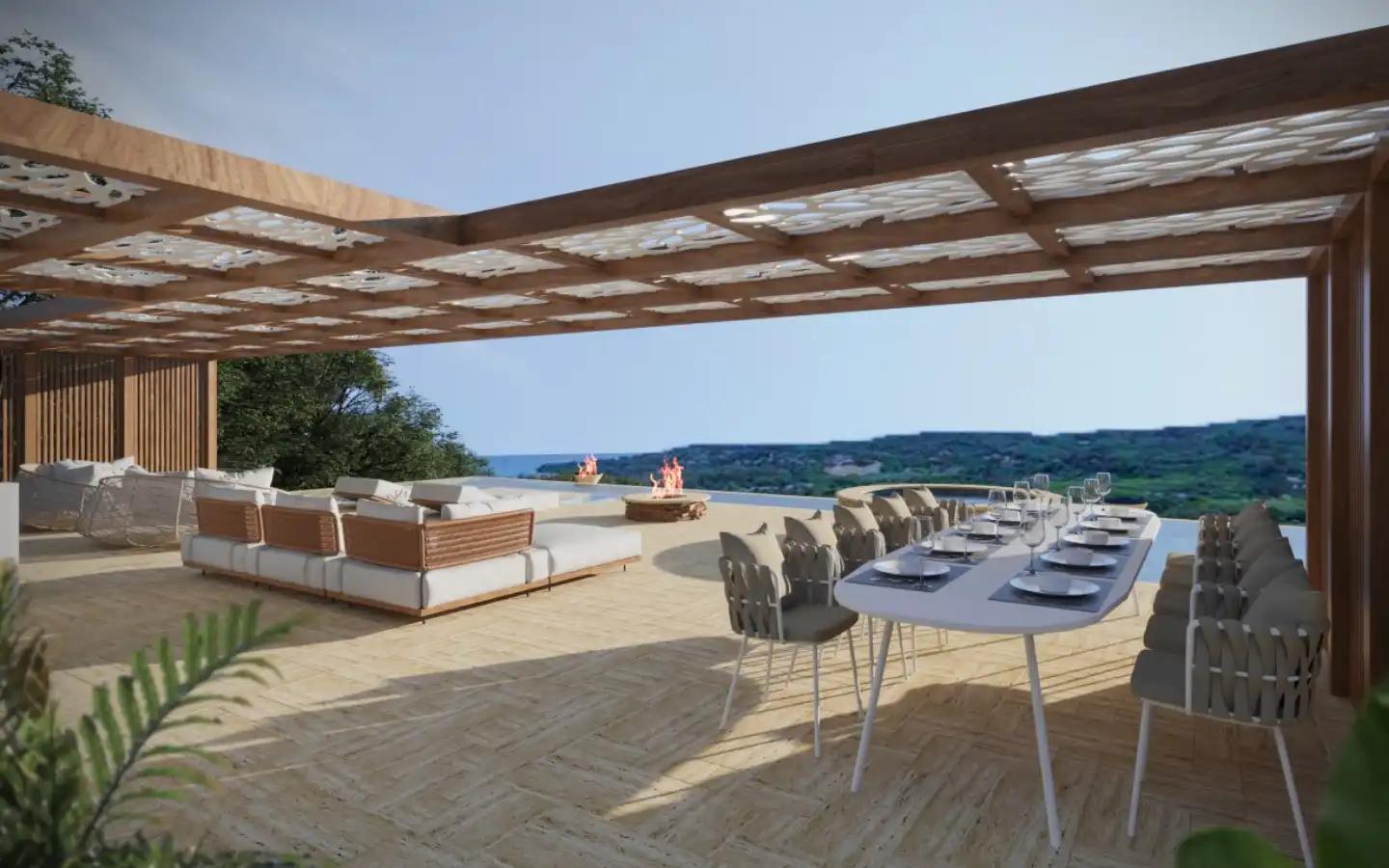 View from 3 Bedroom Cohiba Valley View Villas for Sale in Layan Phuket