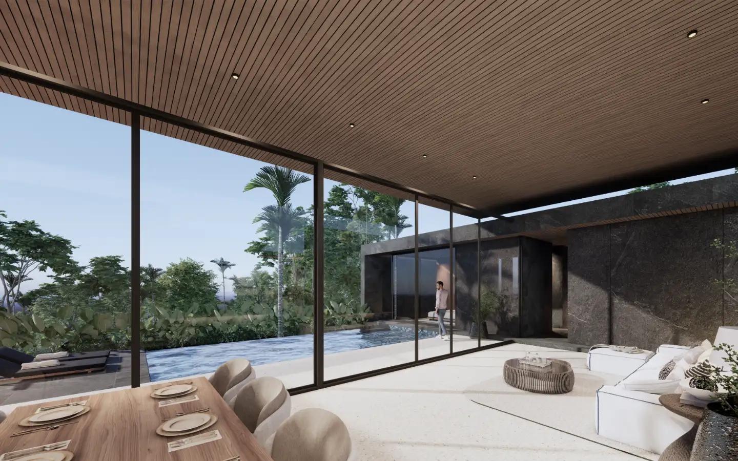 Interior view of 2 Bedroom Pool Villa for Sale in Aileen Layan - Type C