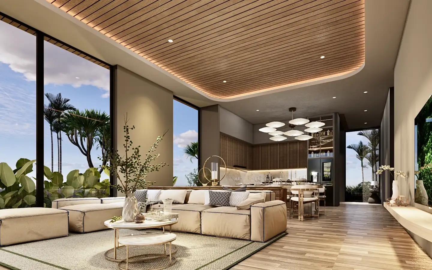 Interior view of 3 Bedroom Pool Villa for Sale in Aileen Layan - Type (A)