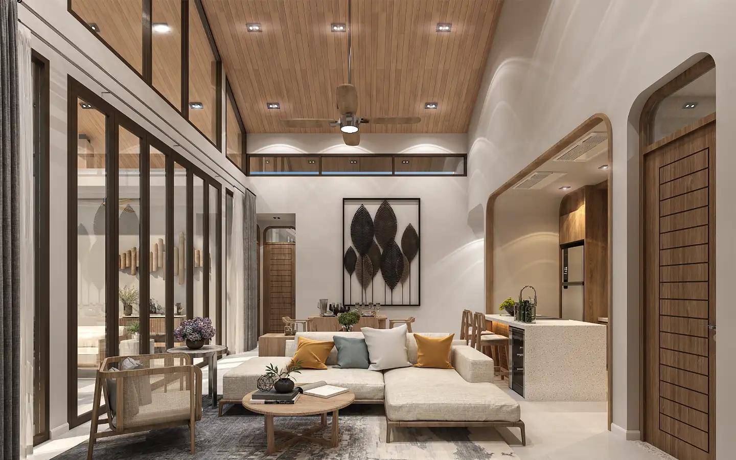 Interior view of 4 Bedroom Rungtiva Villa for Sale in Thalang - Near UWC International School