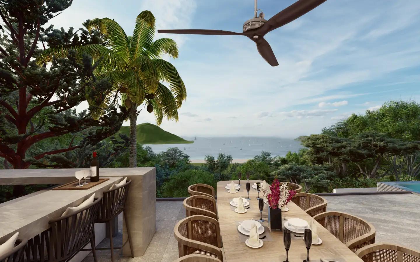 Interior view of 3 Bedroom Type A Sea View Pool Villa for Sale at Narana Villas Mai Khao