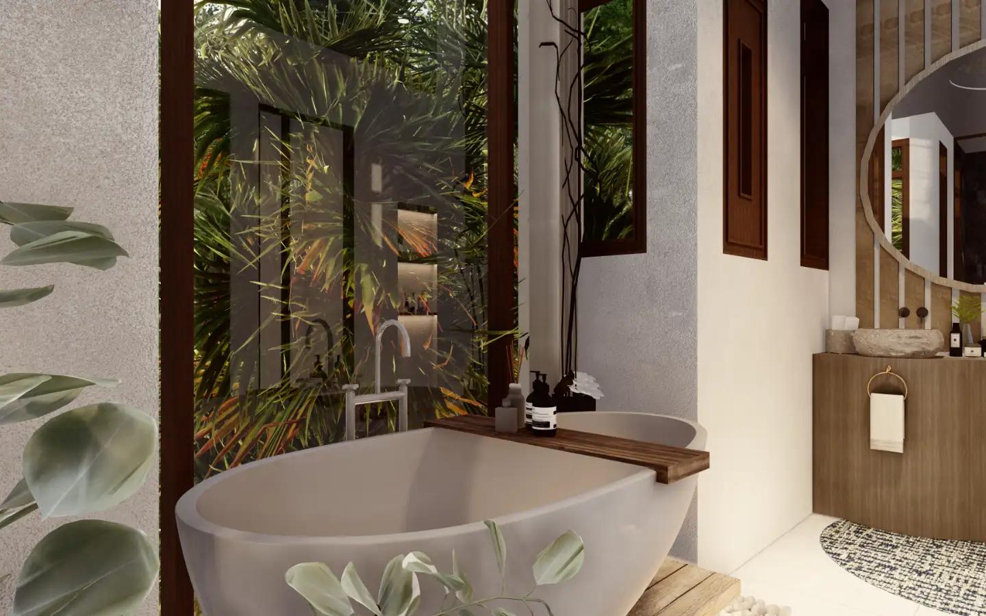 Interior view of 3 Bedroom Type A Sea View Pool Villa for Sale at Narana Villas Mai Khao
