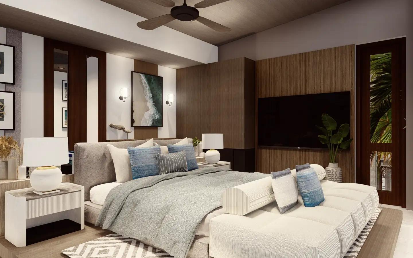 Interior view of 4 Bedroom Type C Sea View Pool Villa for Sale at Narana Villas Mai Khao