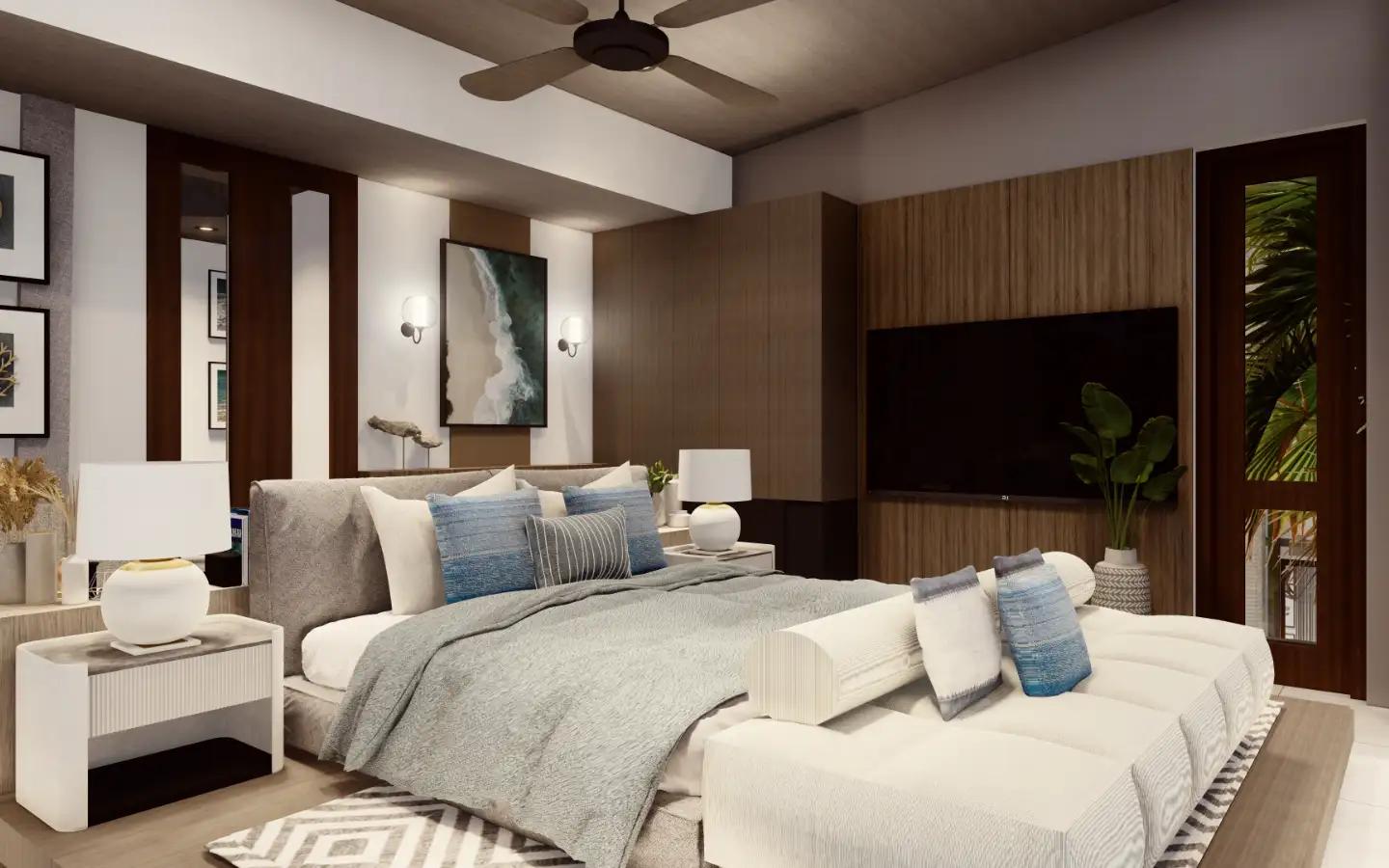 Interior view of 4 Bedroom Type C Sea View Pool Villa for Sale at Narana Villas Mai Khao