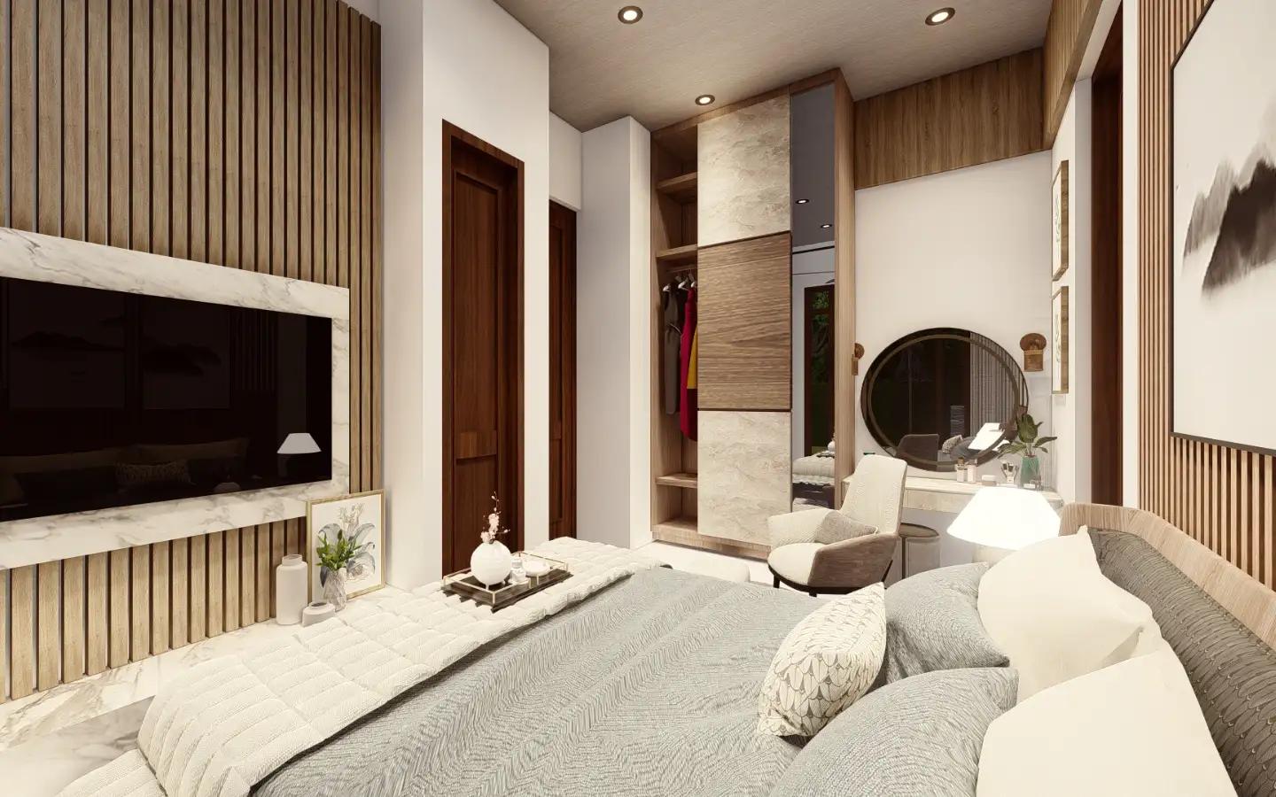 Interior view of 4 Bedroom Type D Sea View Pool Villa for Sale at Narana Villas Mai Khao