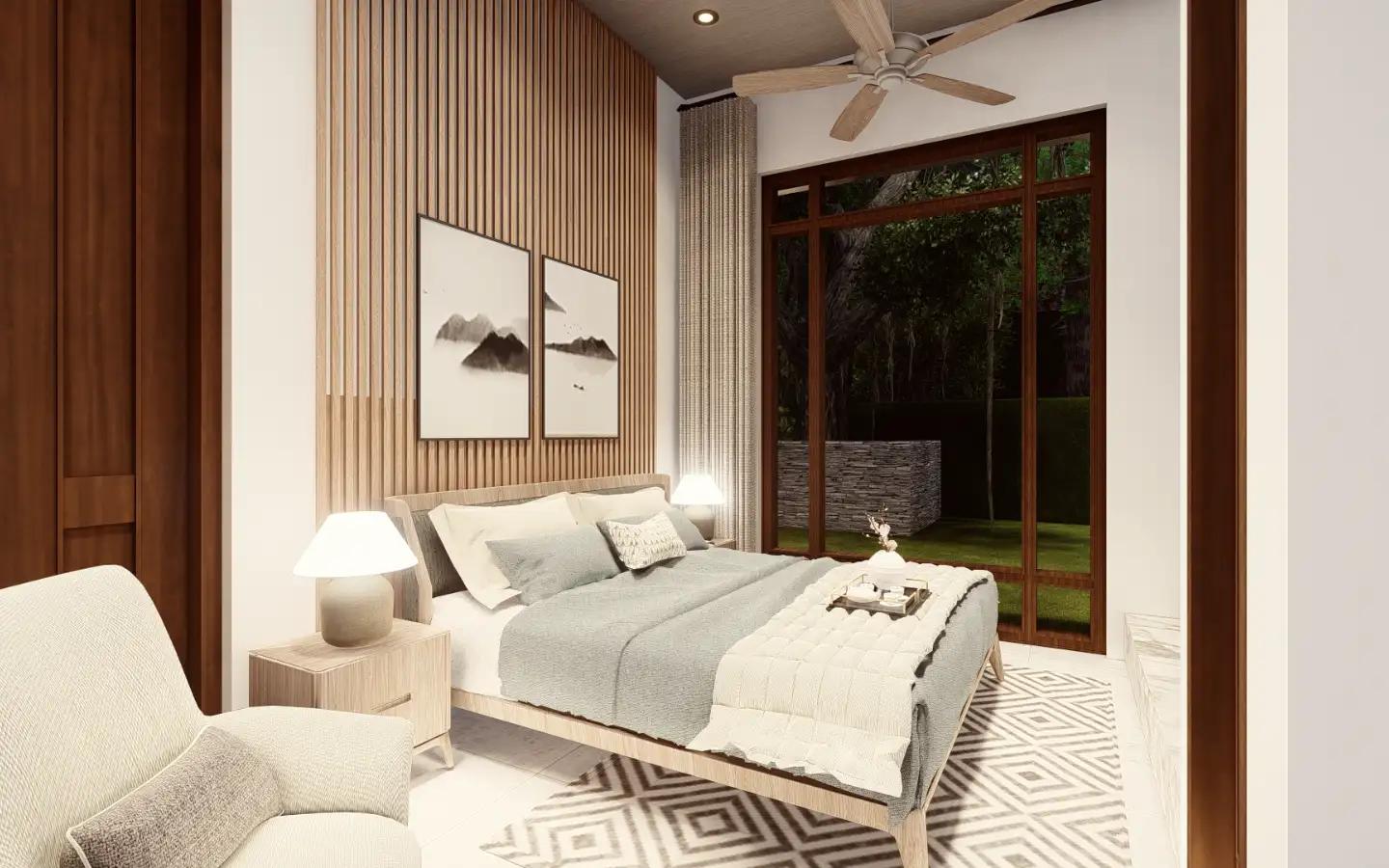 Interior view of 4 Bedroom Type D Sea View Pool Villa for Sale at Narana Villas Mai Khao