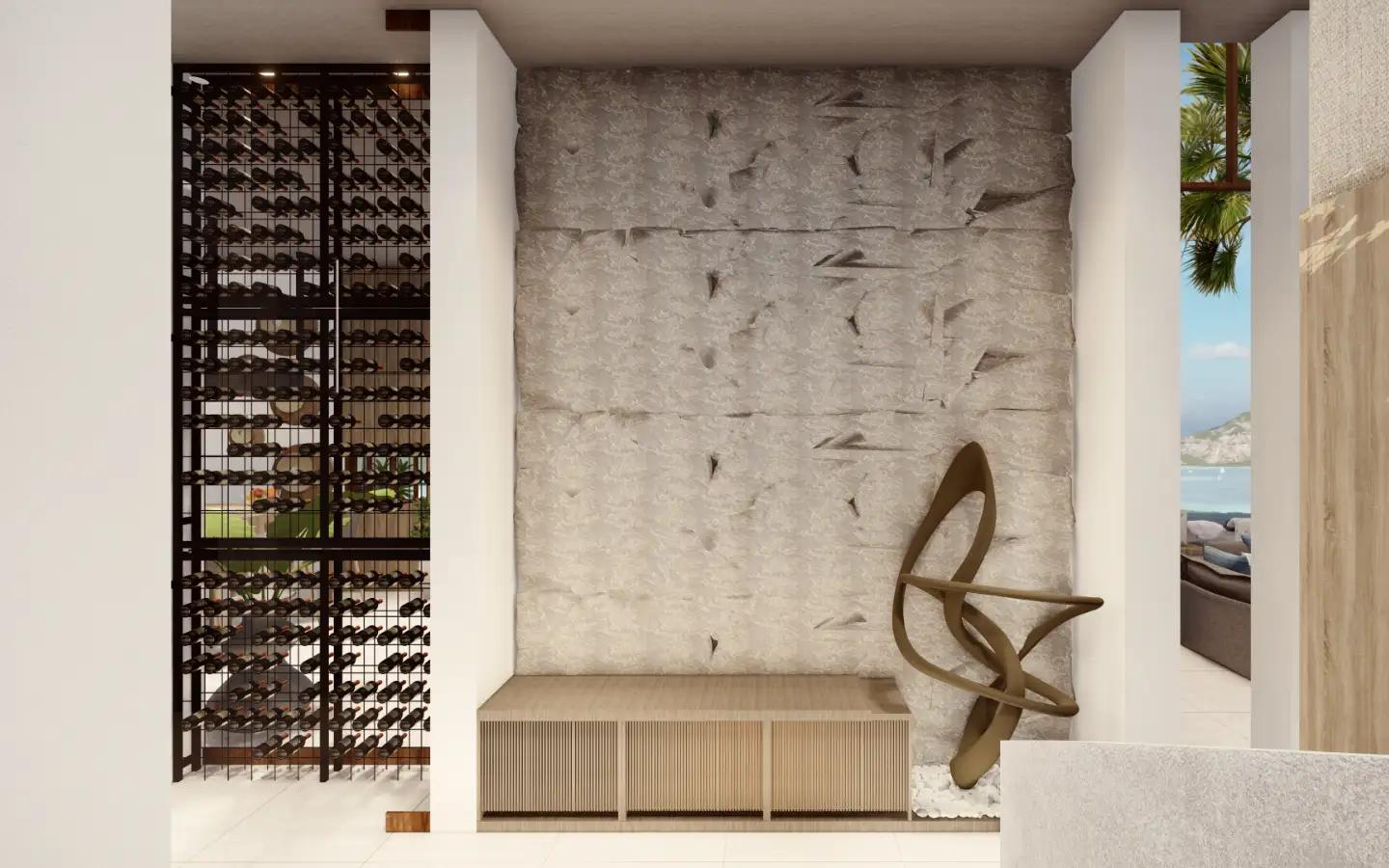 Interior view of 4 Bedroom Type D Sea View Pool Villa for Sale at Narana Villas Mai Khao