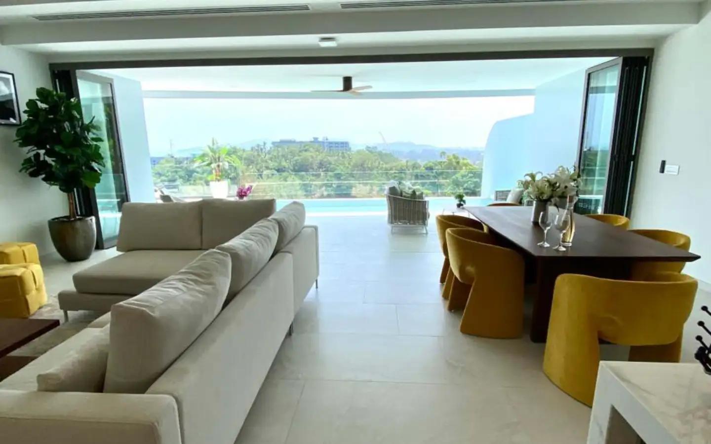 Interior view of 2 Bedroom Foreign Freehold Ocean View Andamaya Condo in Surin
