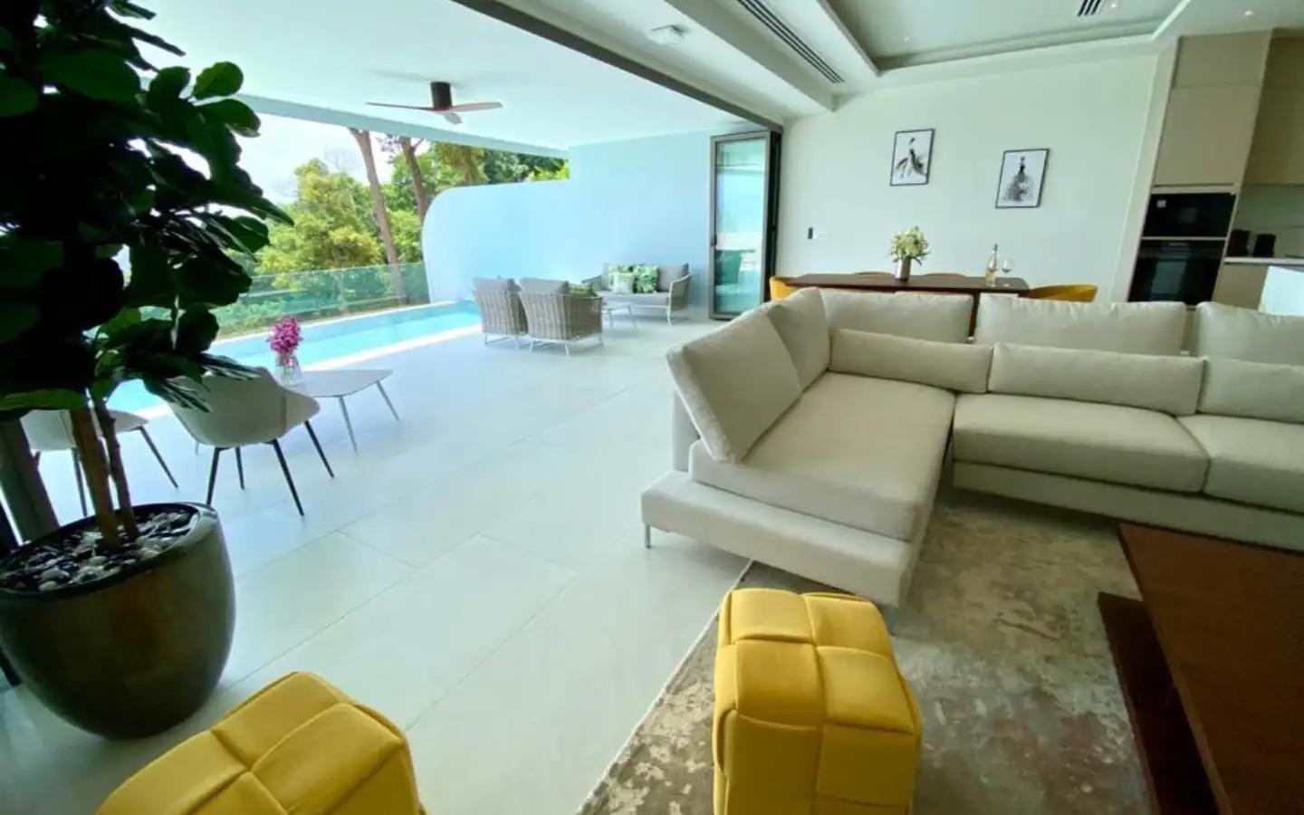 Interior view of 2 Bedroom Foreign Freehold Ocean View Andamaya Condo in Surin