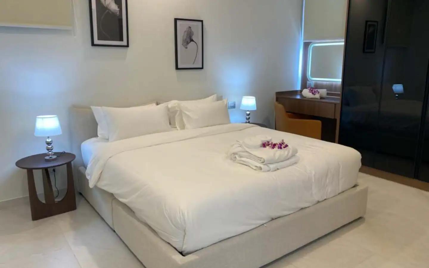 Interior view of 2 Bedroom Ocean View Private Pool Resale Condo in Andamaya Surin