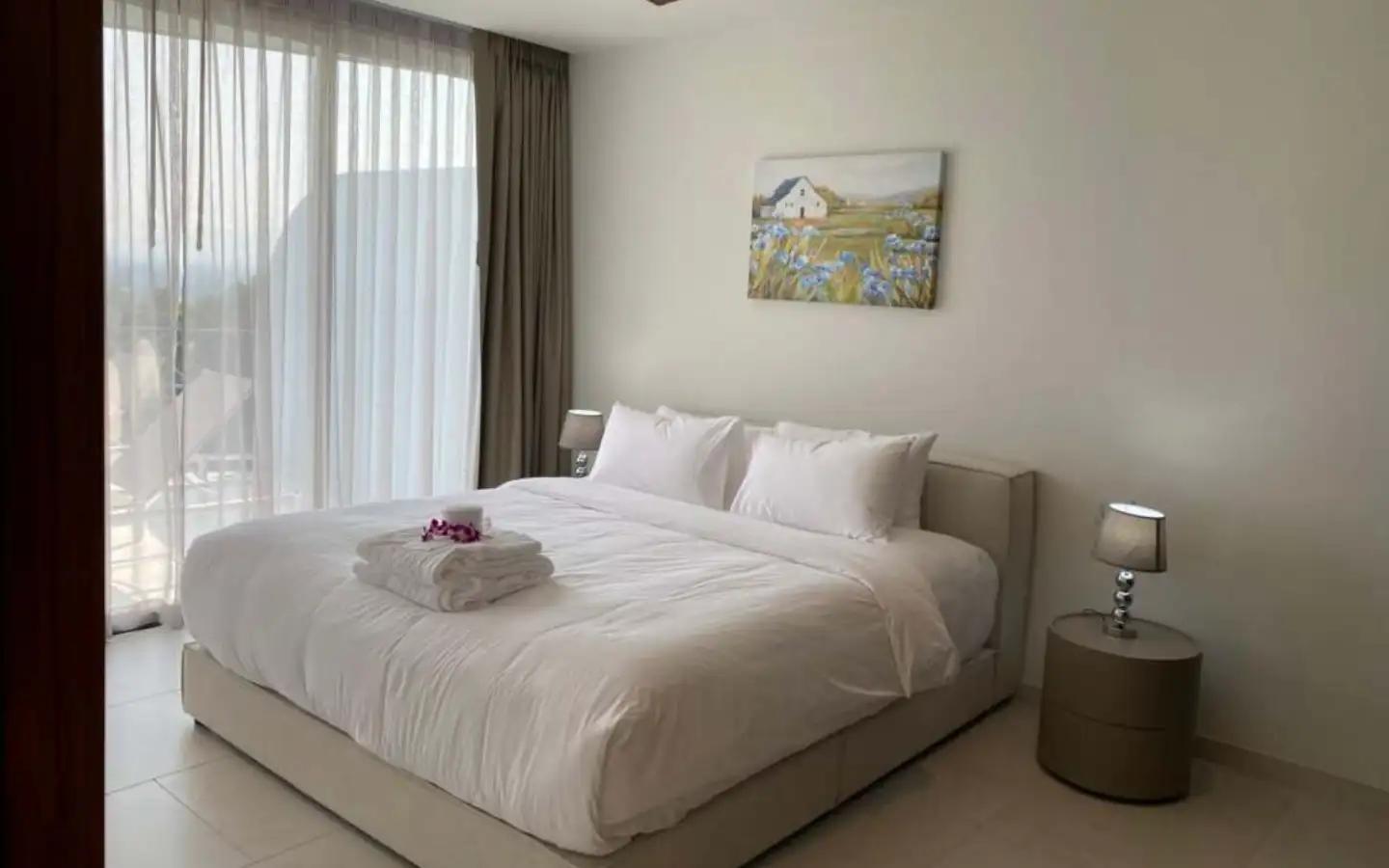 Interior view of 2 Bedroom Ocean View Private Pool Resale Condo in Andamaya Surin