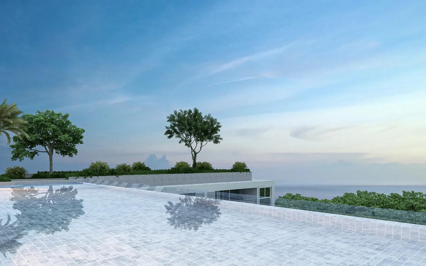 Interior view of 2 Bedroom Condo with Private Swimming Pool for Sale at Babylon Sky Garden II - Type A & B