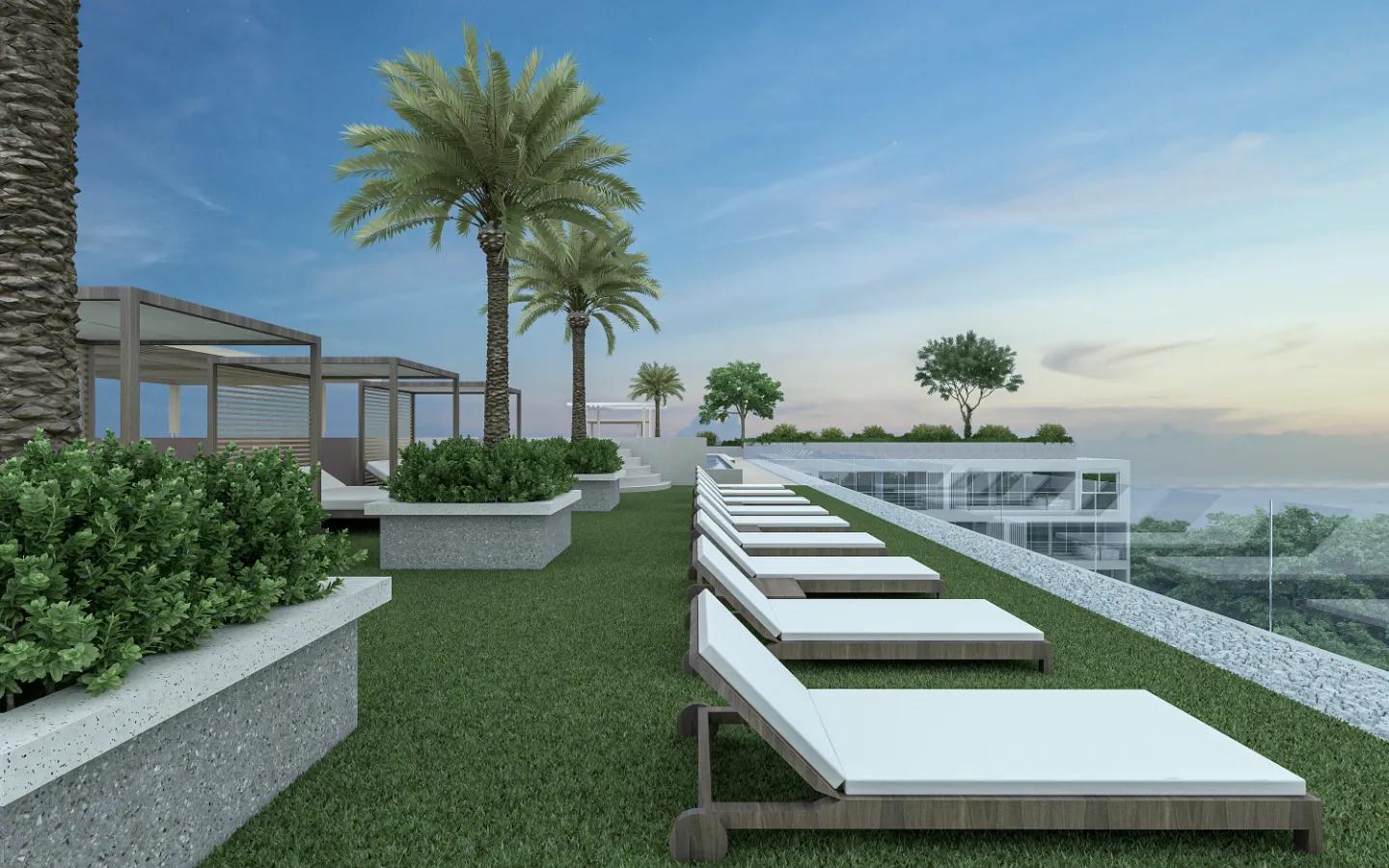 Interior view of 2 Bedroom Condo with Private Swimming Pool for Sale at Babylon Sky Garden II - Type A & B
