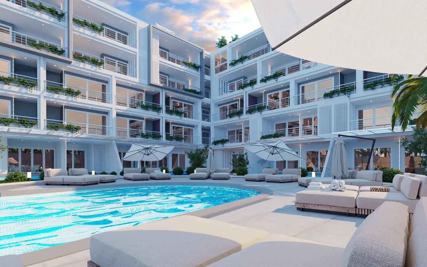 Interior view of 2 Bedroom Condo with Private Swimming Pool for Sale at Babylon Sky Garden II - Type A & B