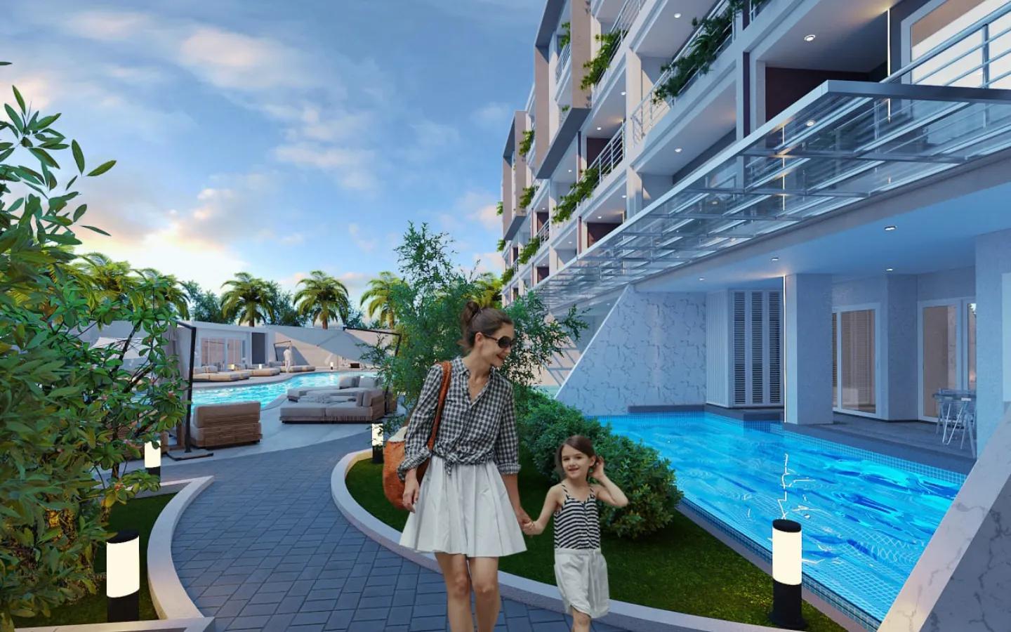 Interior view of 2 Bedroom Condo with Private Swimming Pool for Sale at Babylon Sky Garden II - Type A & B