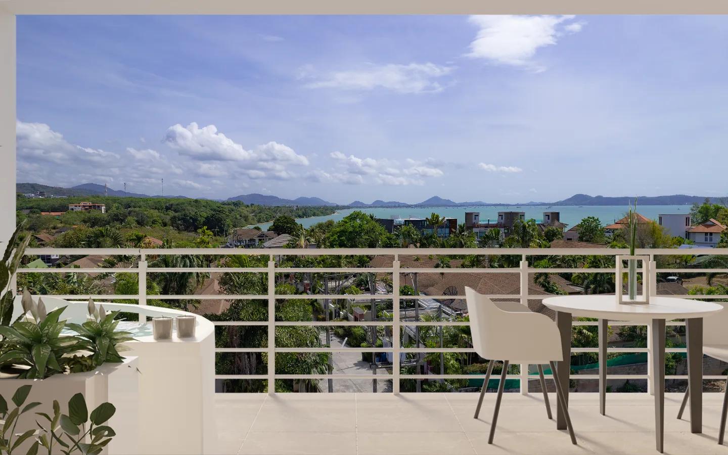 Interior view of 2 Bedroom Condo with Private Swimming Pool for Sale at Babylon Sky Garden II - Type A & B
