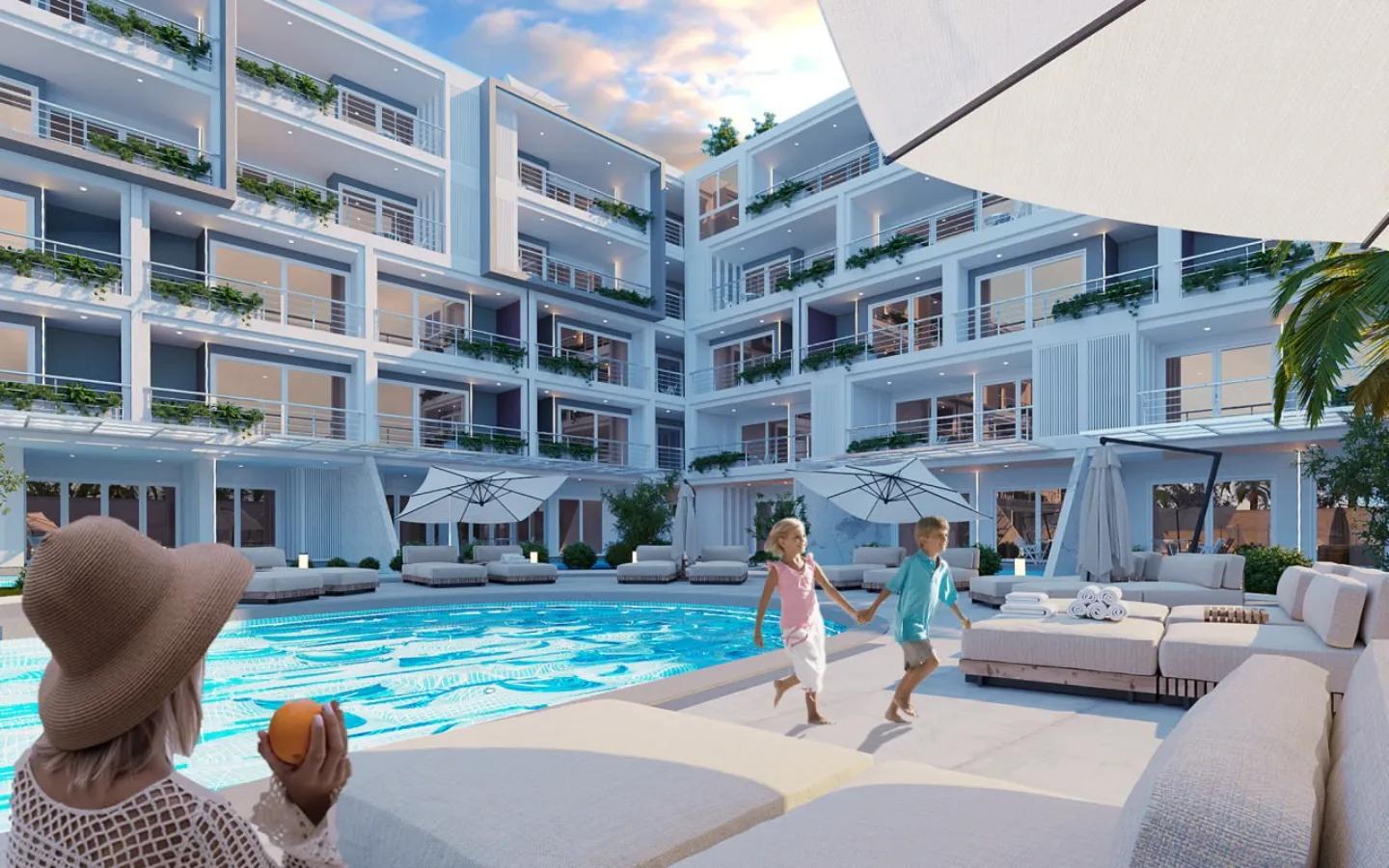 Interior view of 2 Bedroom Sea View Condo for Sale at Babylon Sky Garden II - Type I