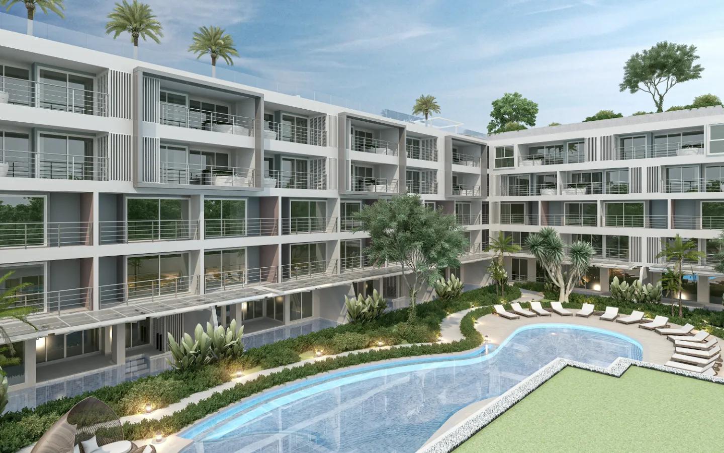 Interior view of 2 Bedroom Sea View Condo for Sale at Babylon Sky Garden II - Type I