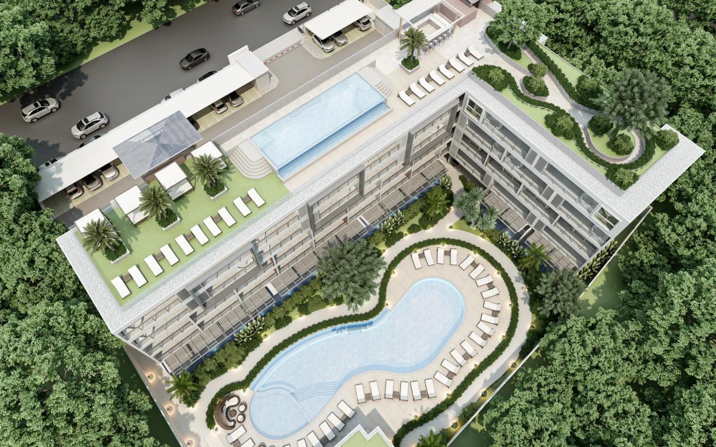 Interior view of 2 Bedroom Sea View Condo for Sale at Babylon Sky Garden II - Type I