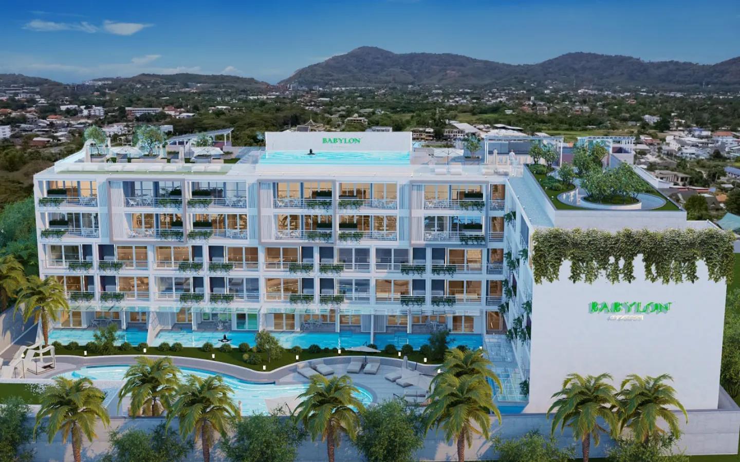 Interior view of 2 Bedroom Sea View Condo for Sale at Babylon Sky Garden II - Type I