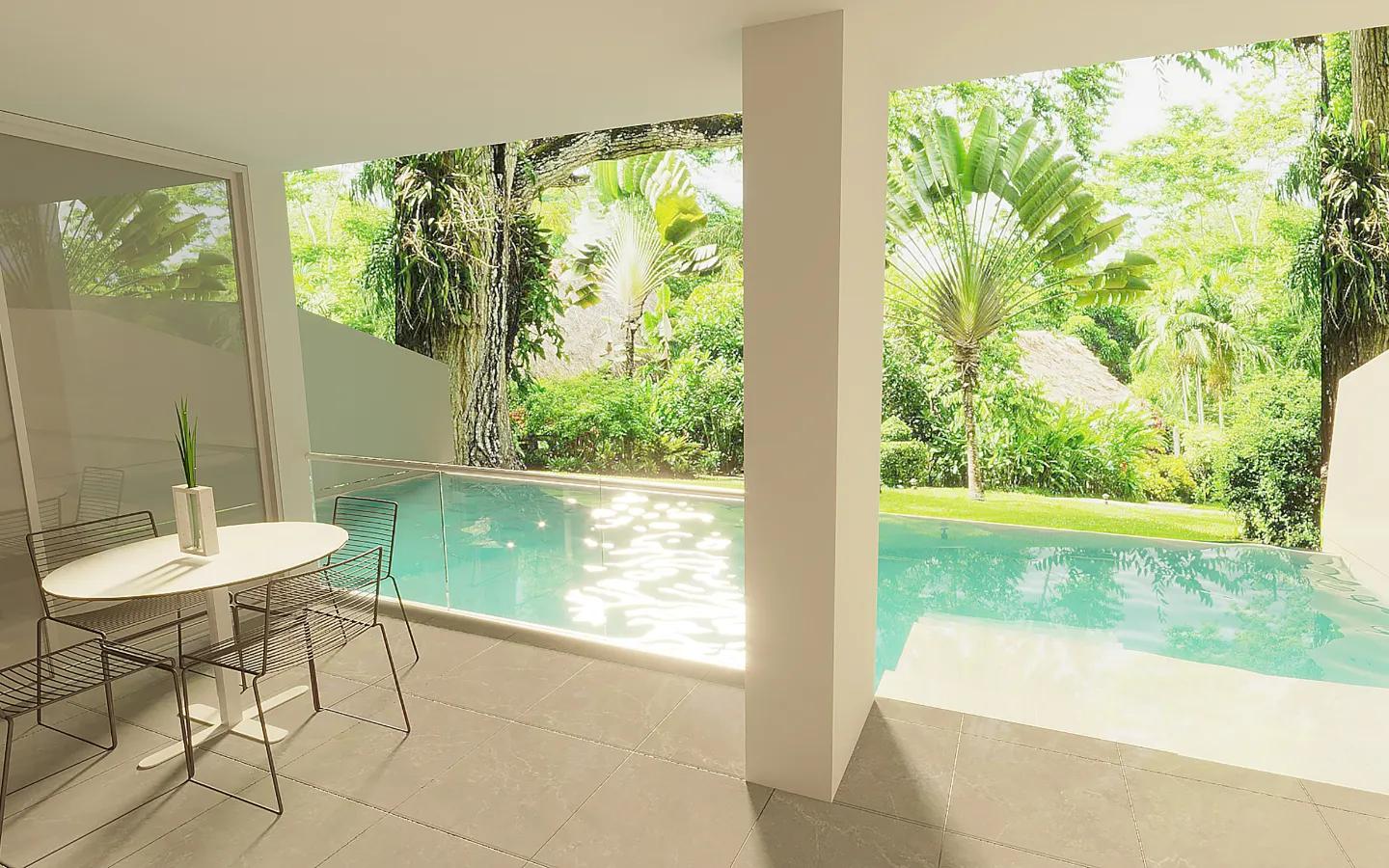 Interior view of 2 Bedroom Sea View Condo for Sale at Babylon Sky Garden II - Type I