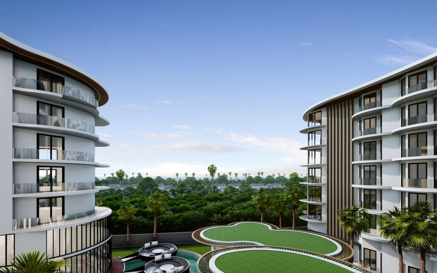 View from Sea View Studio Apartment in Aura Condominium, Chalong