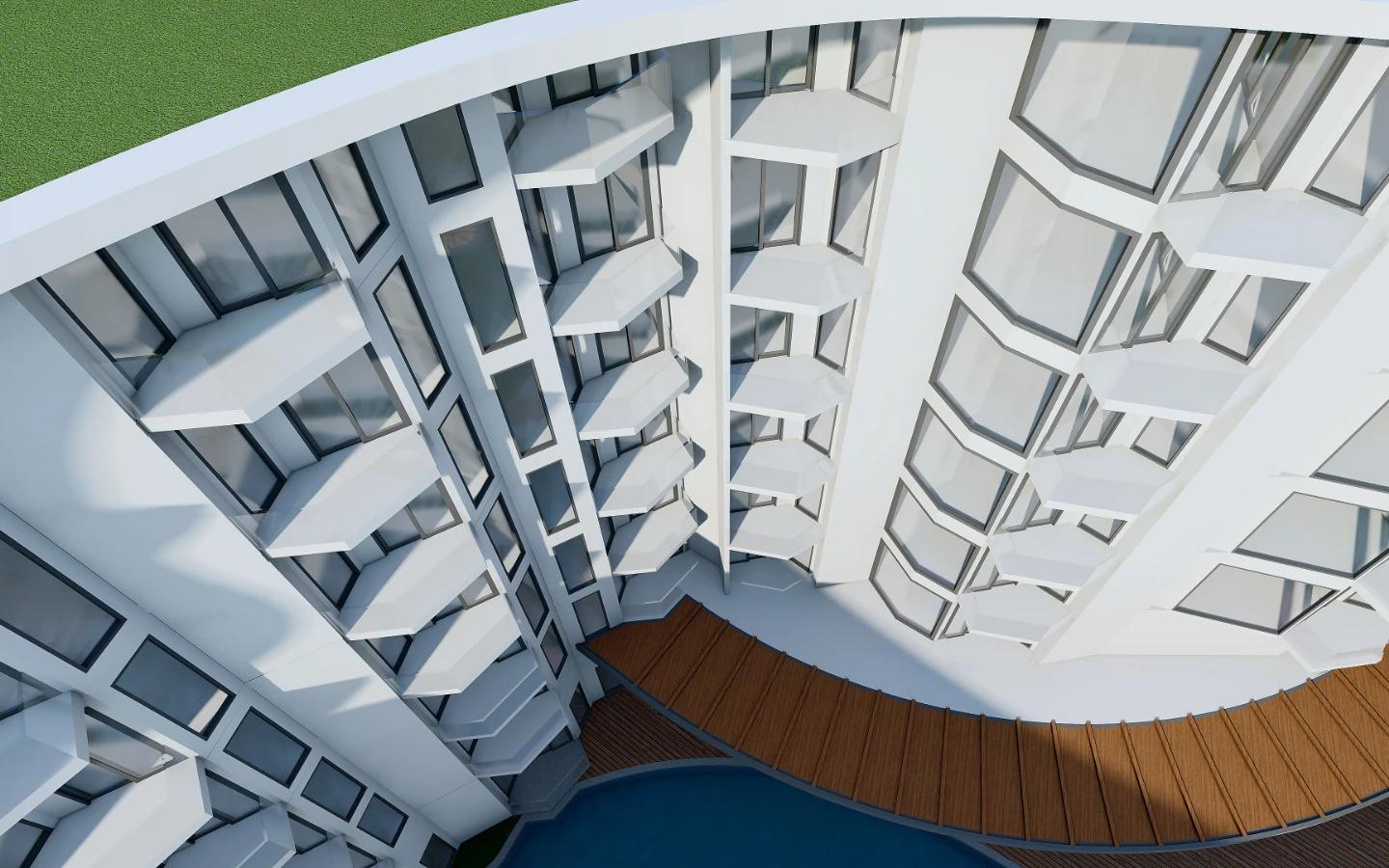 Interior view of One-Bedroom Sea View Apartment in Aura Condominium, Chalong